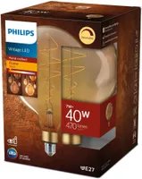LED LAMP PHILIPS 7 - 40W G200 E27 1800K GOLD HÄMARDATAV