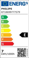 LED LAMP PHILIPS CLASSIC FILAMENT 7W E27 A60 806LM