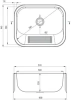 VALAMU MAJANDUSRUUMI ZYK 0100 533X433X220MM RV.TERAS