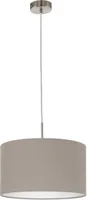 LAELAMP EGLO PASTERI 1X60W E27 D380MM NIKKEL/TAUPE