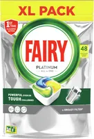 NÕUDEPESUMASINA KAPSLID FAIRY PLATIUM LEMON 48TK PAKIS