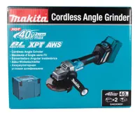 AKUNURKLIHVIJA MAKITA GA023GM201 40V MAX XGT 125MM 2X4,0AH