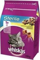 LEMMIKLOOMA KUIVTOIT WHISKAS STERILISEERITUD KASSIDELE KANA 300G