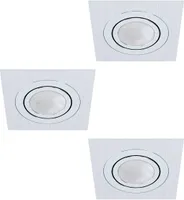 RIPPLAEVALGUSTI EGLO AREITIO 3X5W LED GU10 3000K ALUMIINIUM
