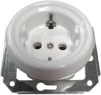 PISTIKUPESA 1-NE FENDE M-GA SÜV KERAAMILINE VALGE