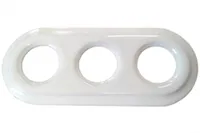 RAAM 3-NE FENDE SÜV KERAAMILINE VALGE