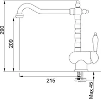 KÖÖGISEGISTI FRANKE OLD ENGLAND FRA1150028205 PRONKS