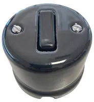 LÜLITI 1-NE FENDE VK PIND KERAAMILINE MUST