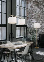 LAELAMP TRIO KORBA 2X60W E27 VALGE