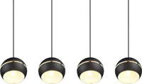 LAELAMP TRIO FLETCHER 4X40W E14 MATT MUST
