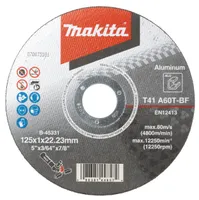 LÕIKEKETAS MAKITA 125X1MM A60T-BF, ALUMIINIUM 