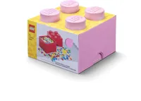HOIUKAST LEGO KLOTS 25X25X18CM, LILLA