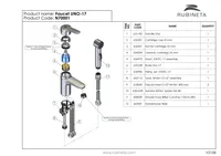 VALAMUSEGISTI RUBINETA UNO-17 BIDEEDUŠIGA KROOM