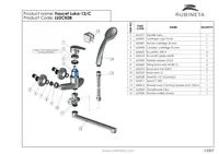 VANNI- JA DUŠISEGISTI RUBINETA LUKA-12/C DUŠIKOMPL. KROOM