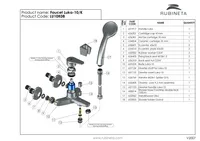 VANNI- JA DUŠISEGISTI RUBINETA LUKA-10/K DUŠIKOMPL. KROOM