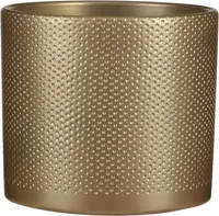 ÜMBRISPOTT MICA DECORATIONS ERA Ø19,5X17,5CM KULDNE