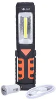 TÖÖLAMP SOLIGHT 3+1W COB, 250+40LM, USB-LAETAV