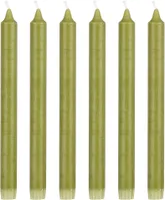 KÜÜNAL MICA DECORATIONS STEARIIN 25CM ROHELINE 6TK