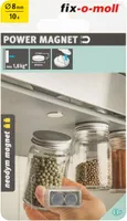MAGNET FIX-O-MOLL NEODÜÜM TEIBIGA 8 MM 10TK