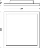PANEELVALGUSTI PHILIPS HUE AURELLE SQ 19W 1940LM 2200-6500K HUE