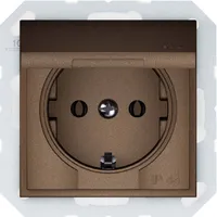 PISTIKUPESA 1-NE VILMA MAANDUSEGA IP44 QR MOCCA RAAMITA