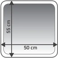 VANNITOAVAIP RIDDER MARMOR 55X50CM HALL POLÜESTER MIKROFIIBER