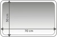 VANNITOAVAIP RIDDER FRESH 50X70CM SININE POLÜESTER