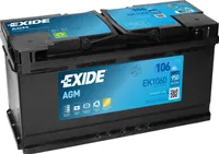 AUTOAKU EXIDE AGM 106AH 950A 392X175X190MM