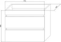 VALAMUKAPP AQUALINE PREMIUM VS 80X45X59CM VALAMUGA HELE TAMM