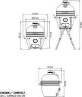 GRILL YAKINIKU COMPACT KAMADO ALUSRAAMIGA