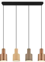 LAELAMP TRIO AGUDO 4X40W E27 MULTICOLOR