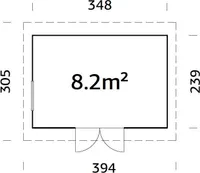 KUUR PALMAKO STIG 8,2M2