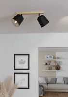 KOHTVALGUSTI EGLO COTORRO 2X25W E27 PUIT/MUST