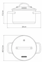 POTT TRAMONTINA 20CM SÜGAV UNA