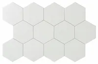 PÕRANDAPLAAT MAYOLICA ESSENCE WHITE 14X16CM HEXAGON 0,44M² PAKIS