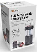 MATKALAMP SOLIGHT 200LM IP44 USB-LAETAV