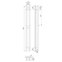 KÄTERÄTIKUIVATI LARIS "DUET P3" VALGE/PAREM 80X1200 R3 80W