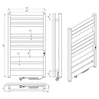 KÄTERÄTIKUIVATI LARIS "LAVINA P10" VALGE/PAREM 500X900 R2 