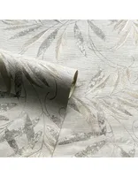 TAPEET ARTHOUSE LUXURY LEAF SOFT SILVER 0,53X10,05M          