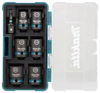 LÖÖKPADRUNITE KOMPLEKT IMPACT BLACK MAKITA 7-OSALINE+PADRUNI ADAPTER