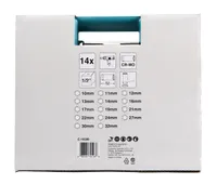 LÖÖKPADRUNITE KOMPLEKT IMPACT BLACK MAKITA 14-OSALINE