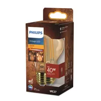 LED LAMP PHILIPS AMBER A60 7W 1800K E27 A60