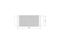 VENT. PAINDUV ÜHENDUS EUROPLAST AL. 125MMX1M GC125-1-FF