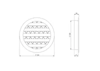 VENTILATSIOONIREST EUROPLAST MRA100 ALUMIINIUM ANTRATSIIT