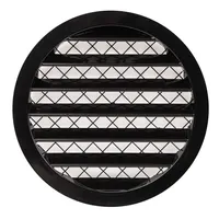 VENTILATSIOONIREST EUROPLAST MRA125 ALUMIINIUM MUST