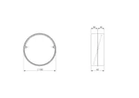 ÜHENDUS EUROPLAST JÄTK SISE PLAST 150MM KLAPIGA AV150