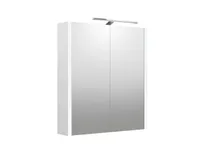 PEEGELKAPP RB BATHROOM URBAN 60 VALGUSTIGA MATT VALGE