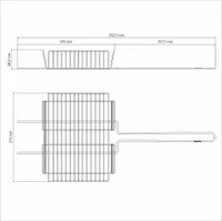GRILLREST TRAMONTINA 70,2X31,5CM CHURRASCO