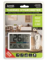SISE-JA VÄLISTERMOMEETER/HÜGROMEETER KENNER DIGITAALNE