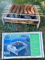 ÜHEKORDNE PUIDUST SÖEGRILL GRILLEP NATURGRILL